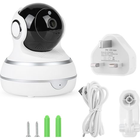 720p Wlan-ip-kamera, 100–240 V, Infrarot-nachtsicht, Wlan, Uk-stecker, Innen-/außenüberwachung