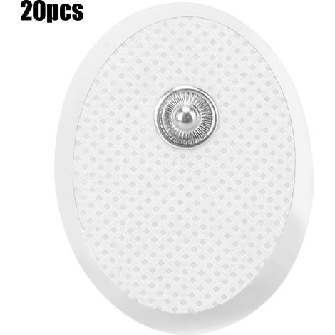 20 Ovale 3x4cm Physiotherapie-elektroden Für Massage, Selbstklebende Muskelstimulationspflaster