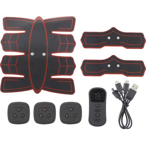 Intelligenter Bauchmuskeltrainingsgürtel, Muskelaufbaugerät Für Das Training Zu Hause, Per Usb Aufladbar.