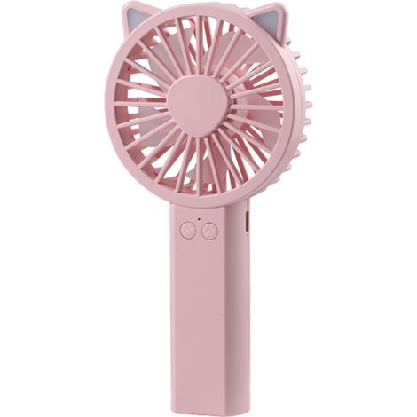 Tragbarer, Wiederaufladbarer Ventilator Mit Taschenlampe, Für Studentenwohnheime, Büros Und Reisen Im Freien.