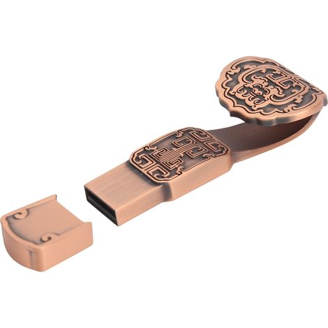64 Gb Tragbarer, Wasserdichter Usb-stick Aus Metall 2.0, Speicherstick Für Datenübertragung Und -freigabe