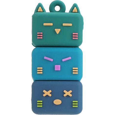 Cartoon-usb-stick, Usb 2.0, Hohe Geschwindigkeit, Plug & Play, Kompatibel Mit Großen Speicherkapazitäten, Robustes Pvc, Austauschbarer Speicher Für Pc/laptop, V005 03 64 Gb