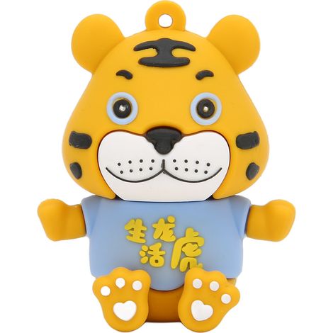 16 Gb Cartoon Tiger Usb-stick, Hohe Stabile Geschwindigkeit, Hot-plug-fähig, Plug-and-play, Störungsfrei, Lustiger Flash-speicher.