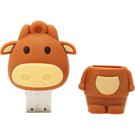 Witziger 16-gb-usb-stick In Cartoonform, Tragbarer Speicher Für Desktop-pcs, Laptops, Tablets Und Fernseher, Usb-a-anschluss