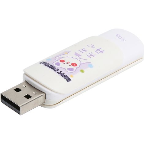32 Gb Happy Everyday Usb-stick Mit Schiebemechanismus – Usb 2.0-schnittstelle – Datenübertragung – Speichermedium Mit Schiebemechanismus