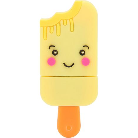 Lustiger Und Tragbarer 32-gb-usb-2.0-stick, Zubehör Für Den Datentransfer Am Computer, Niedliches Cartoon-design.