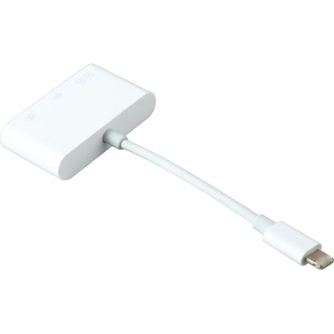 4-in-1 Otg-speicherkartenleser, 10 Cm Kabel, Speicheradapter Für Iphone Und Ios-tablet