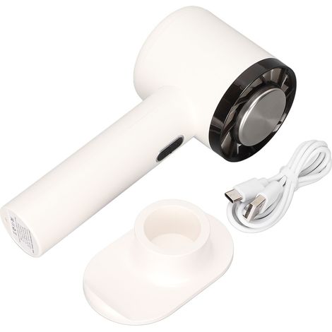 Mini-tragbarer, Per Usb Aufladbarer Ventilator Mit 3 Geschwindigkeitsstufen, Eingebautem Akku, Schneller Kühlung, Mit Ständer, Ideal Für Reisen Und Camping.