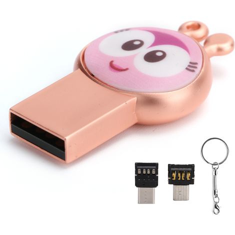 Hochgeschwindigkeits-usb-2.0-stick Mit 4 Gb Speicherkapazität, Wasserdicht, Pinkfarben, Mit Cartoon-motiv, Kompatibel Mit Computern Und Handys, Originelles Design.