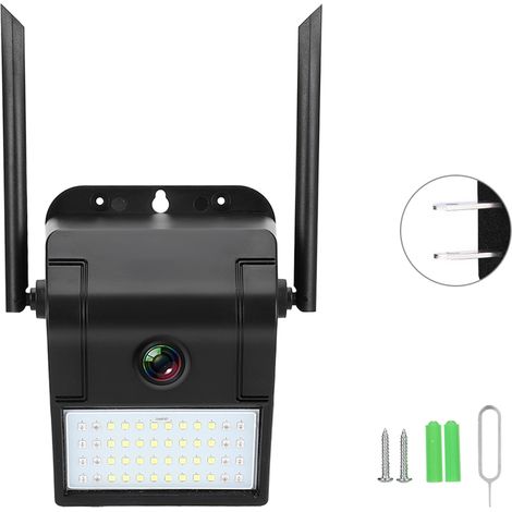 1080p Wifi-kamera V380pro, Ip66 Wasserdicht, Wandmontage Möglich, Led-lichterkennung, 100-240 V (us-stecker)