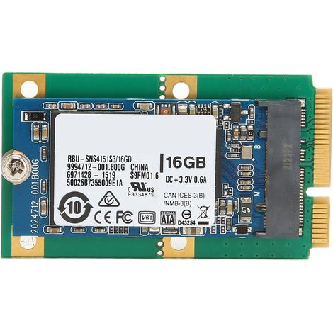 M.2-zu-msata-kartenadapter, Stabil Und Einfach Zu Installieren, Kleines Desktop-pc-zubehör, 16 Gb