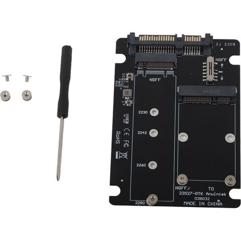 Hochgeschwindigkeits-ssd-adapter (6 Gbit/s), M.2 Ngff Msata-zu-sata-karte, Desktop-pc-zubehör
