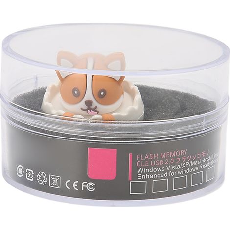 Hochgeschwindigkeits-usb-stick, Antimagnetische Usb-schnittstelle, Hot-swap-fähig, Niedlicher Hunde-speicher Für Zuhause, Schule, Büro (kleiner Welpenring, 32 Gb)