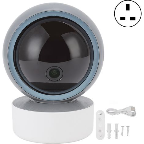 2,4-ghz- Und 5-ghz-wlan-überwachungskamera Für Den Innenbereich (1080p) Mit Infrarot-nachtsicht, Zwei-wege-audio, Bewegungserkennung Und Alarmfunktion, Kompatibel Mit Tuya Und Uk-stecker