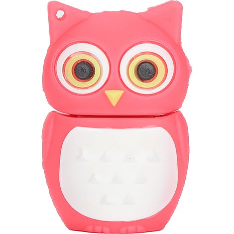 32 Gb Usb-stick Mit Rosa Eulen-cartoon-design, Hoher Speichergeschwindigkeit, Tragbarer Speicher