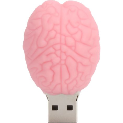 16 Gb Usb 2.0 Flash-laufwerk Mit Cartoon-gehirnpuppe, Pinkfarbener Datenstick Für Computer