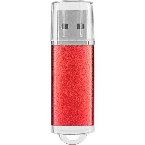 32 Gb Transparenter Roter Usb-stick, Tragbarer Speicherstick Für Pc Und Tablet