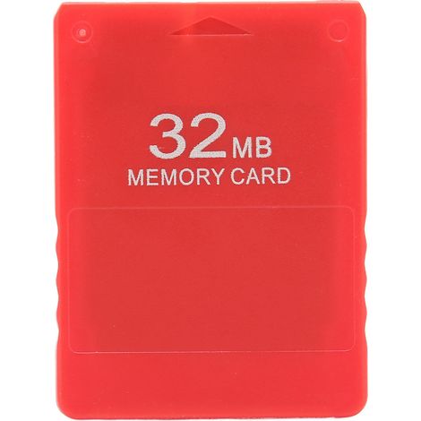 32 Mb Fmcb1.966 Schnelle Externe Speicherkarte Für Ps2-spielkonsole, Rot, Hochgeschwindigkeits-spieldaten