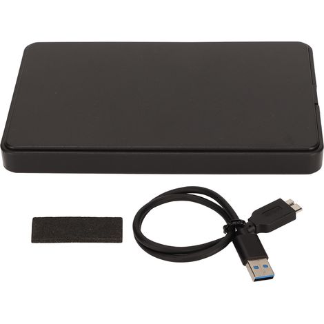 Externes Gehäuse Für 2,5-zoll-ssd, Usb 3.0 Sata-adapter, Serielle Schnittstelle, Schwarzes Gehäuse Für Mobile Speicher
