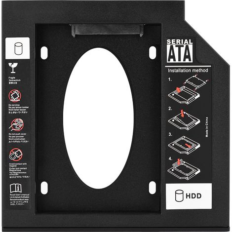 2,5"-sata-ssd/hdd-gehäuse, Externer Festplattenadapter Für Laptops, 9,5 Mm - Dvd-laufwerksschacht