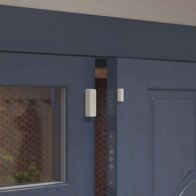 Sensor de Kontakt WiZ - Hausüberwachung, Echtzeitwarnungen, Lichtalarm, einfache Installation, Haussicherheit, Control de Anwendungen, Anschluss an