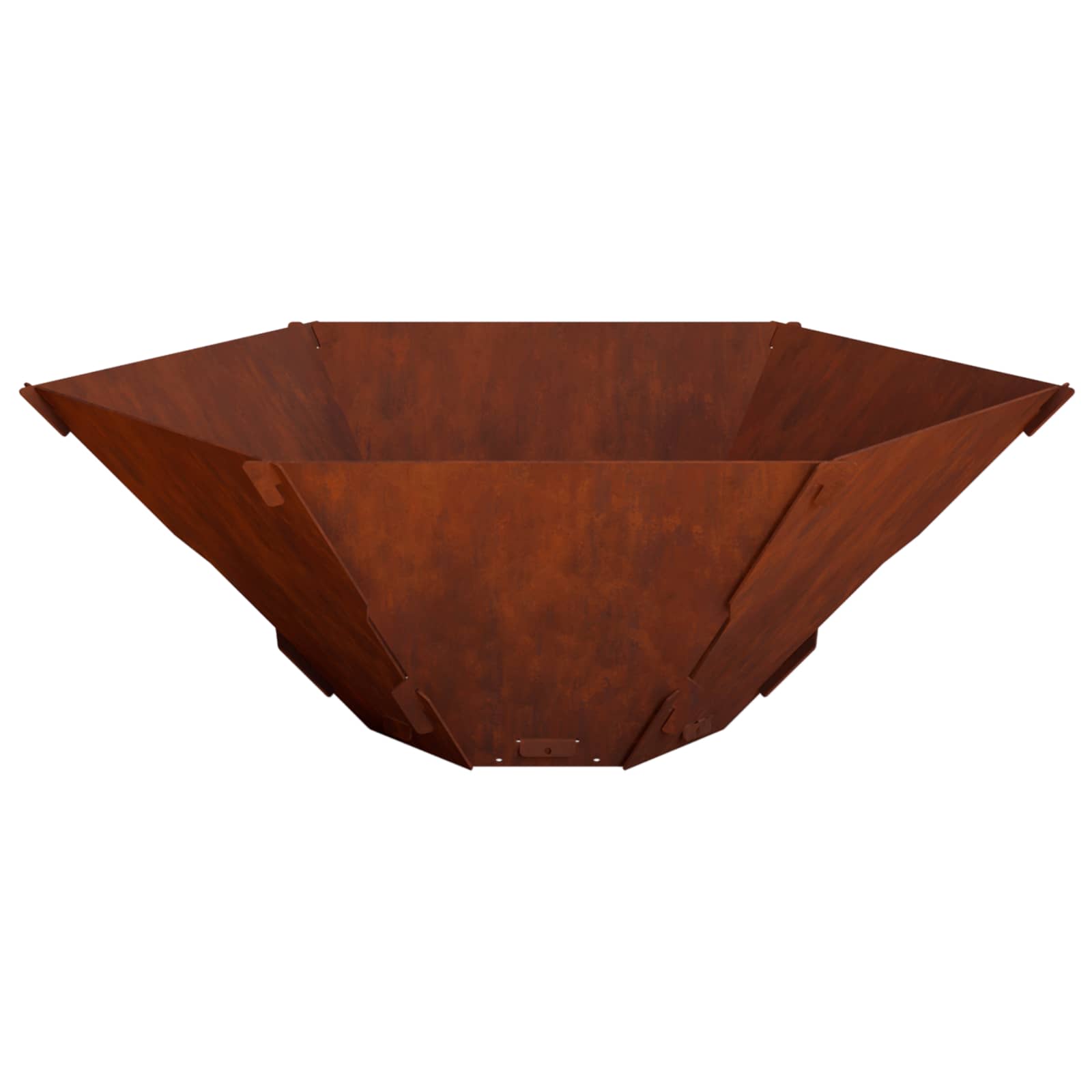 Feuerstelle Rostoptik 58,5 X 51,5 X 19,5 Cm Wetterfeststahl Vidaxl
