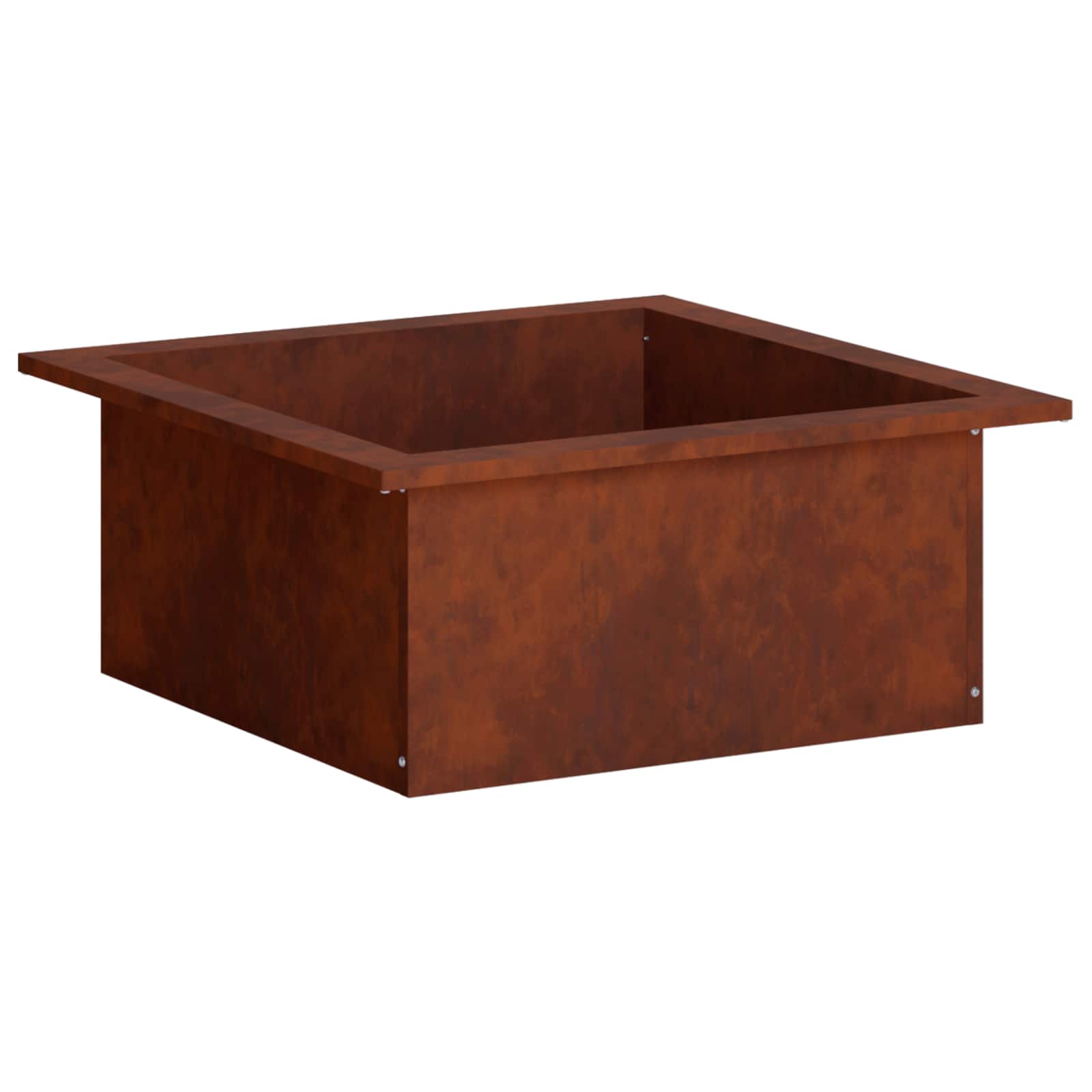Feuerstellenring Rostoptik 90 X 90 X 25 Cm Wetterfeststahl Vidaxl