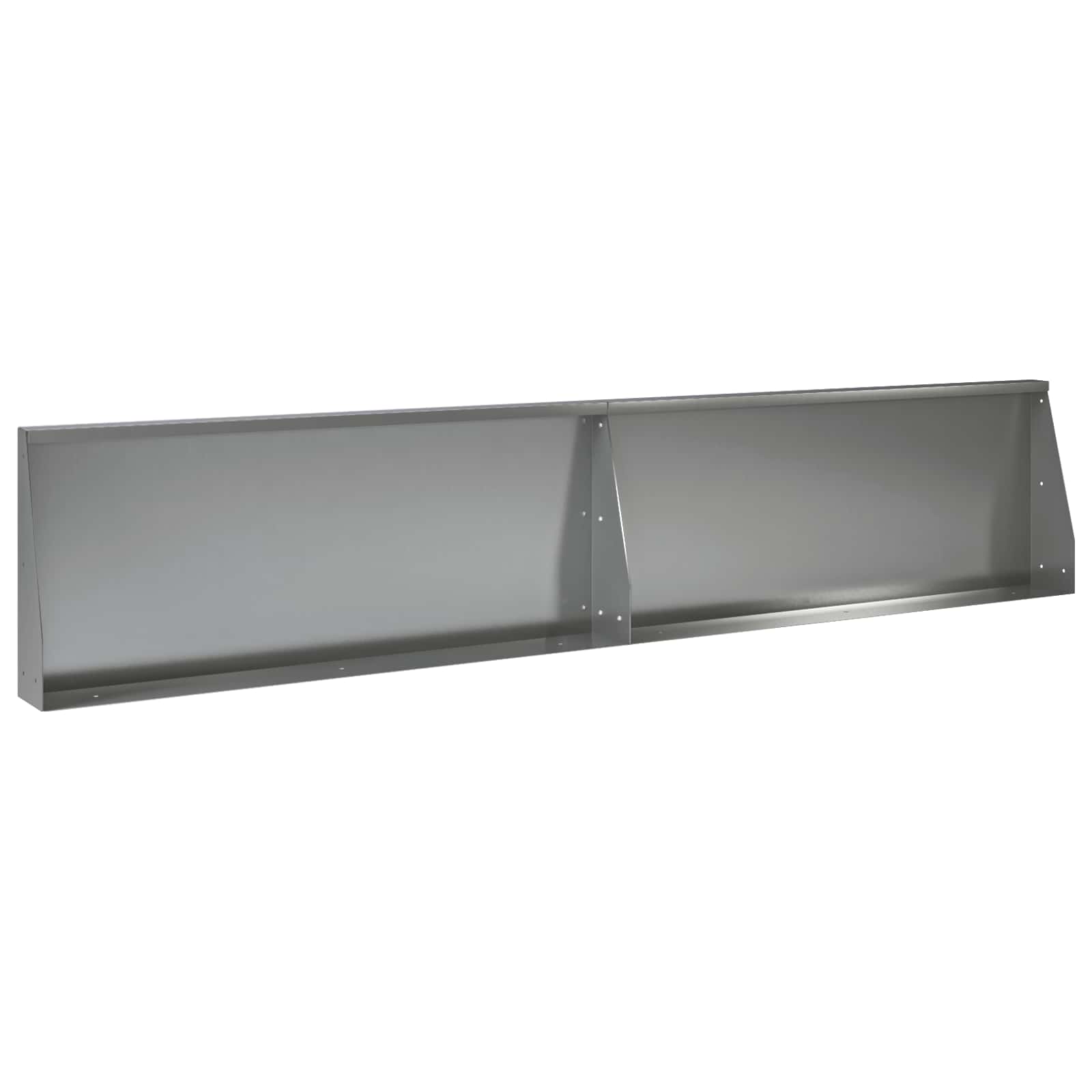 Stützmauer 2 Stk. 100 X 12 X 30 Cm Verzinkter Stahl Silber Vidaxl