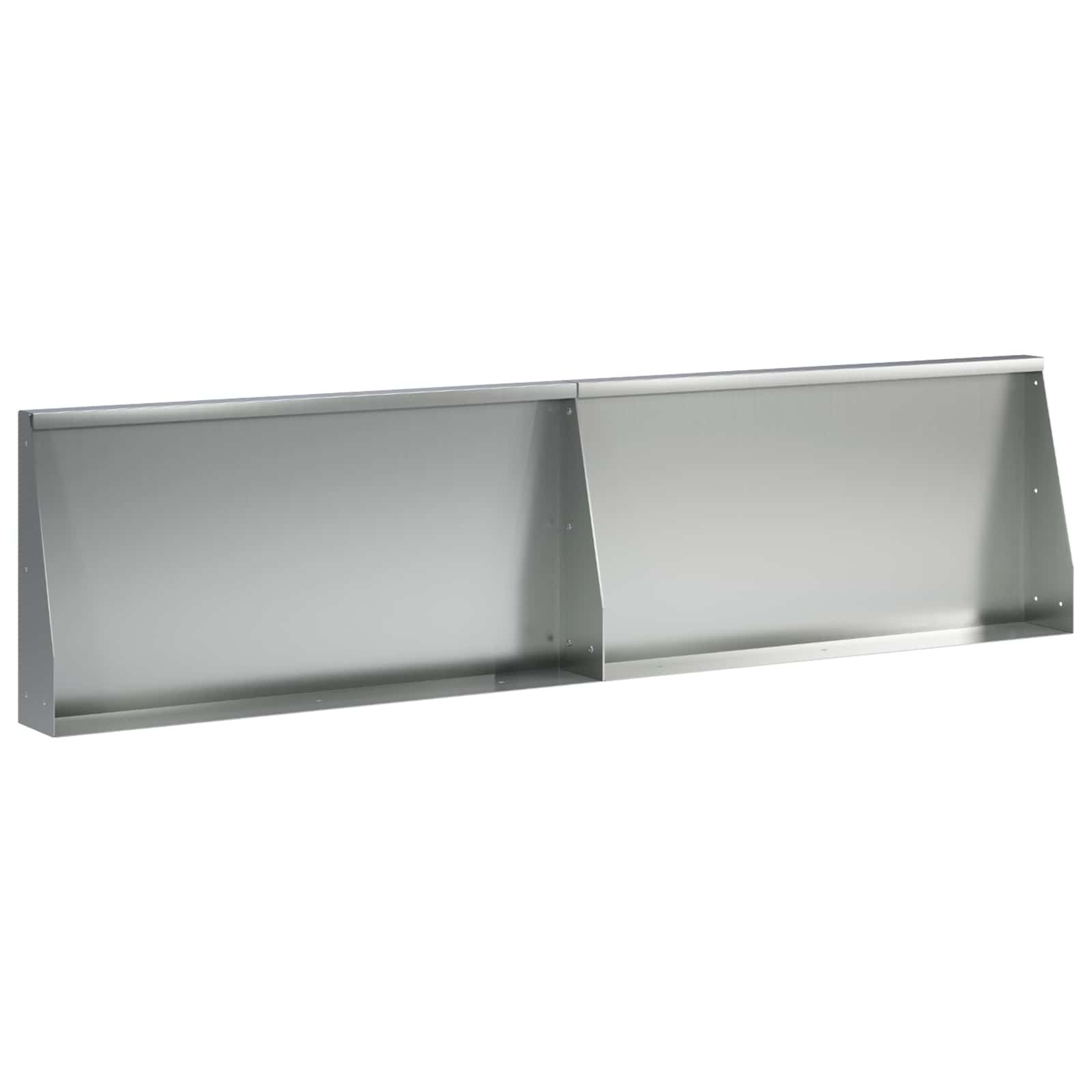 Stützmauer 2 Stk. 80 X 12 X 30 Cm Verzinkter Stahl Silber Vidaxl