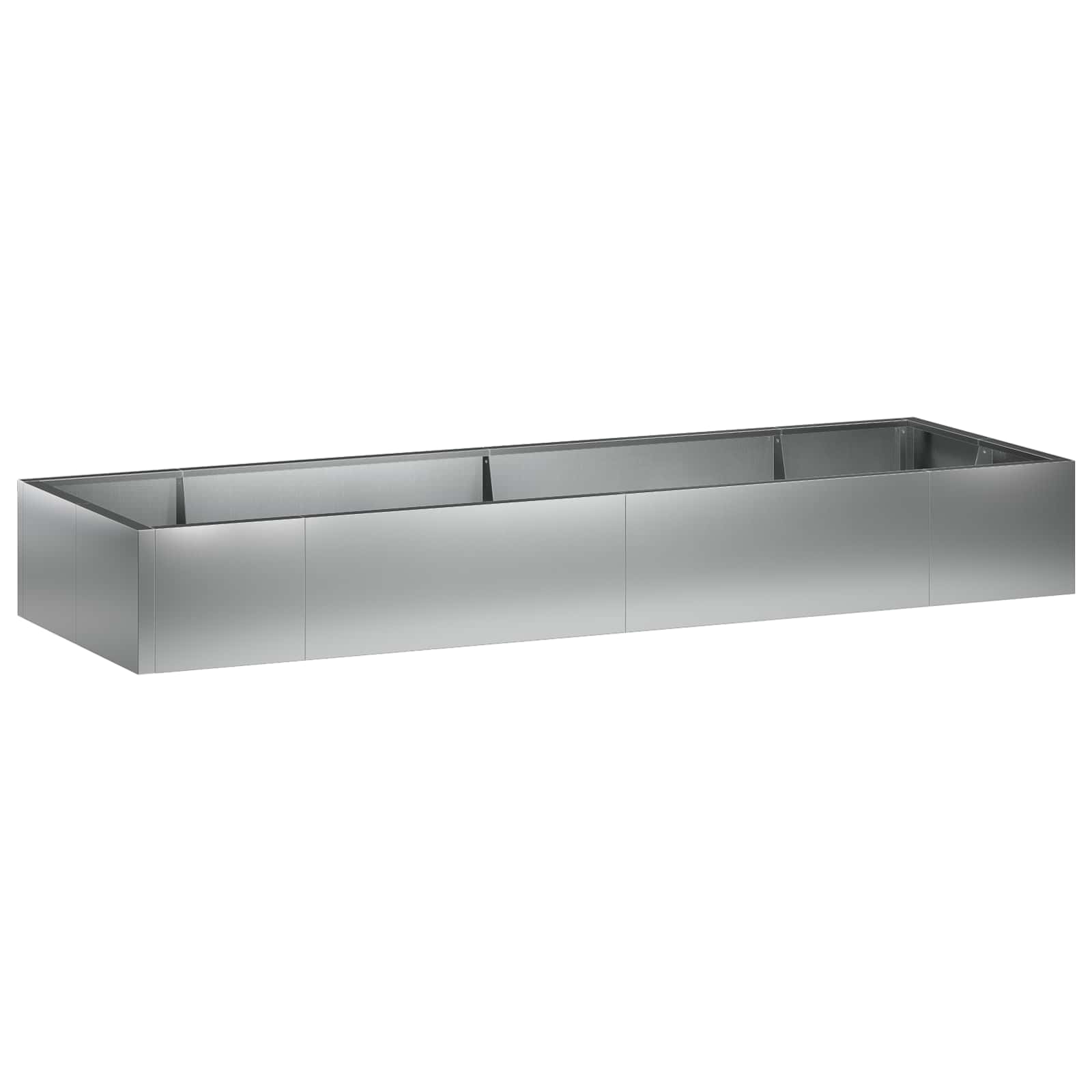 Stützmauer 8 Stk. 300 X 100 X 30 Cm Verzinkter Stahl Silber Vidaxl