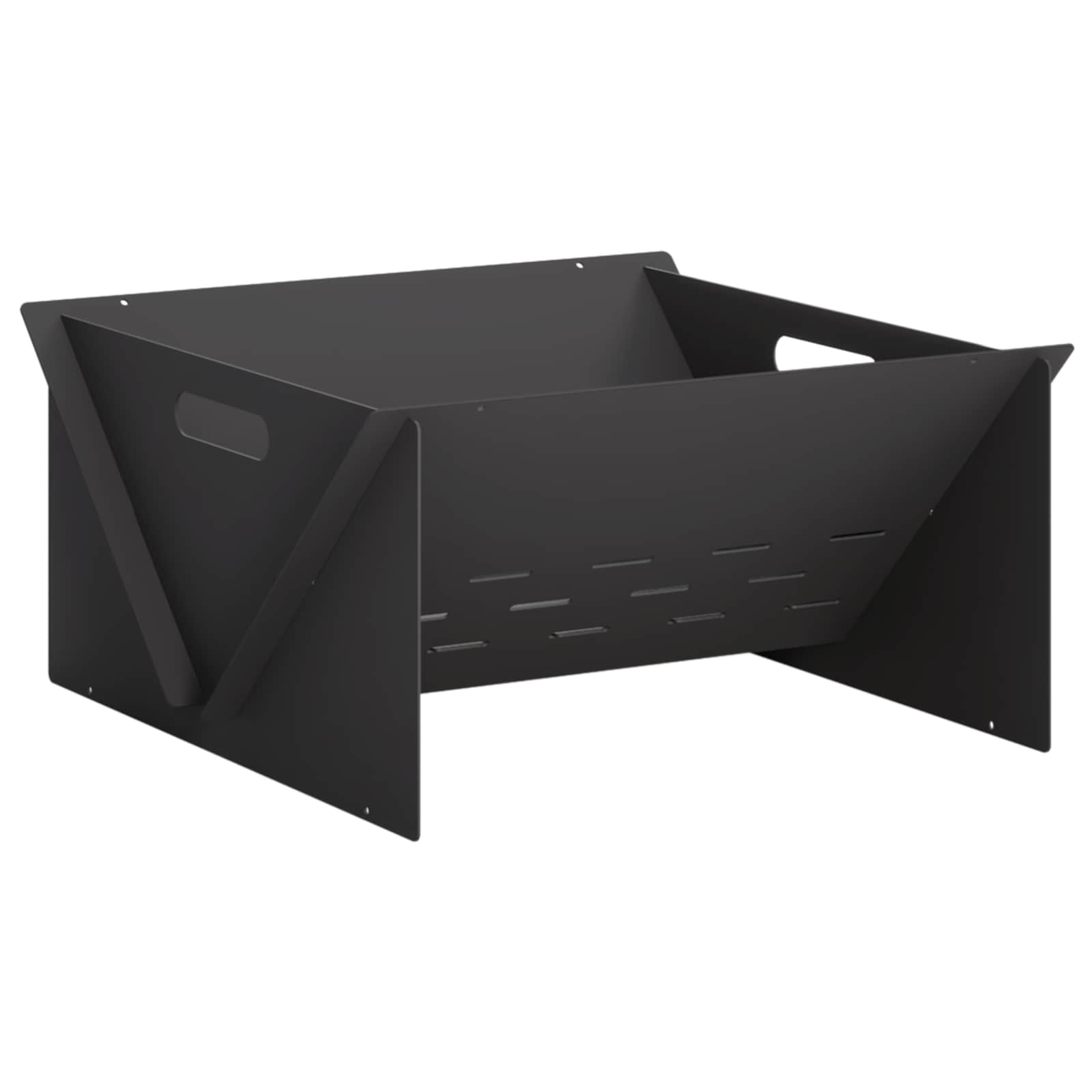 Feuerstelle Schwarz 40 X 40 X 20 Cm Stahl Vidaxl