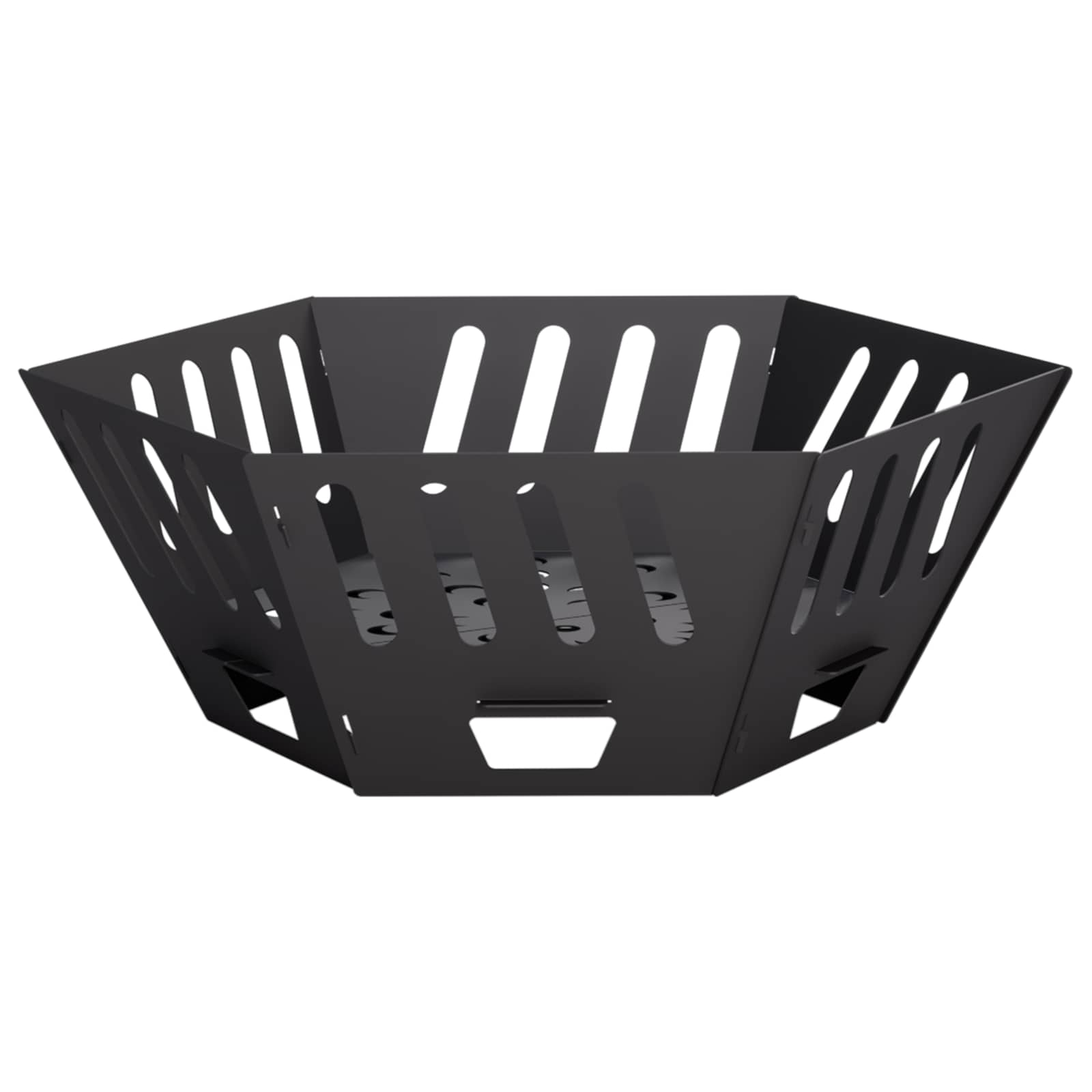 Feuerstelle Schwarz 60 X 60 X 23 Cm Stahl Vidaxl