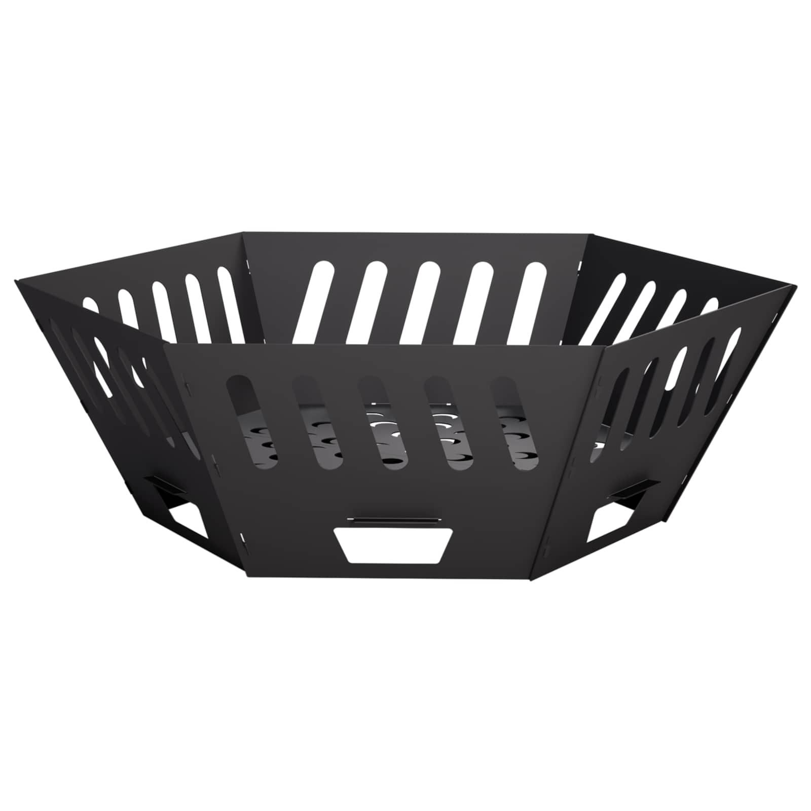 Feuerstelle Schwarz 80 X 80 X 28 Cm Stahl Vidaxl