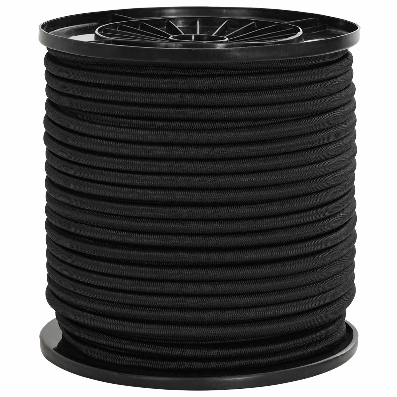 Bungee-schnüre 6 Mm Schwarz Pp Und Gummi Vidaxl