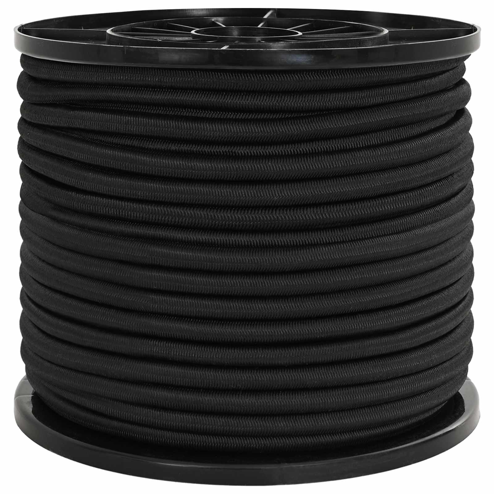 Bungee-schnüre 8 Mm Schwarz Pp Und Gummi Vidaxl