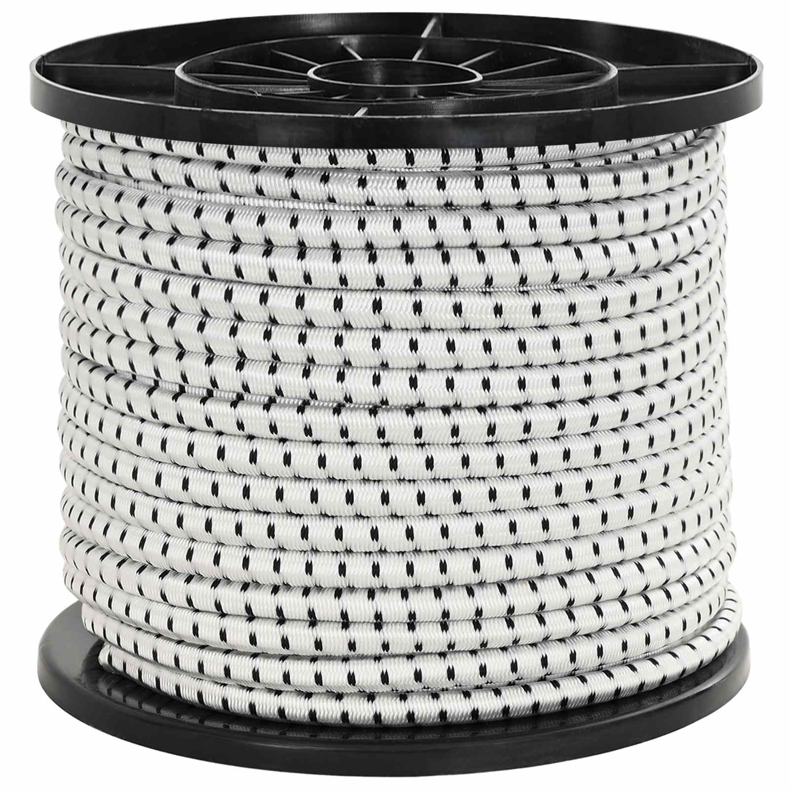 Bungee-schnüre 8 Mm Schwarz Und Weiß Pp Und Gummi Vidaxl