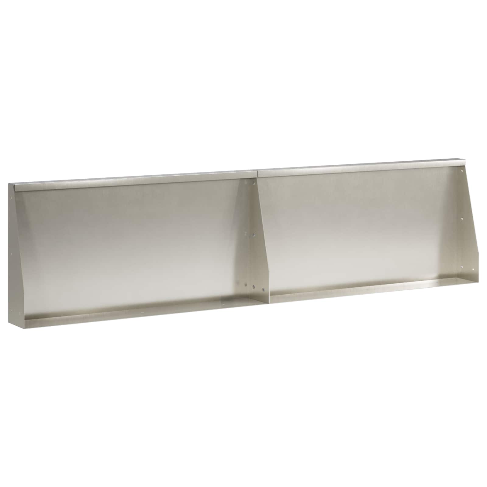 Stützmauer 2 Stk. 80 X 12 X 50 Cm Edelstahl Silber Vidaxl