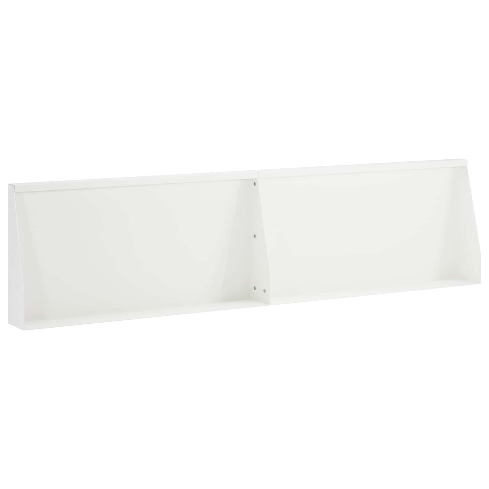 Stützmauer 2 Stk. 80 X 12 X 30 Cm Stahl Weiß Vidaxl