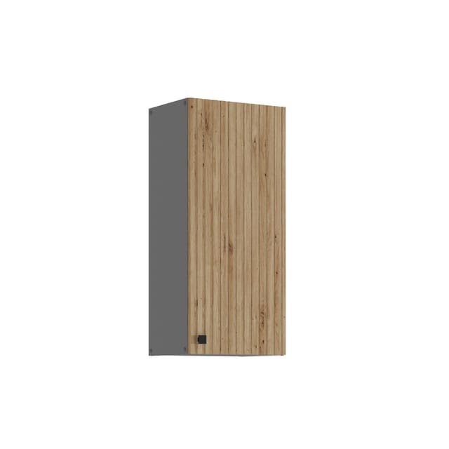 Küchen Preisbombe - Küche ava Artisan Hängeschrank 40 cm Lamellenoptik Küchenzeile Einbauküche
