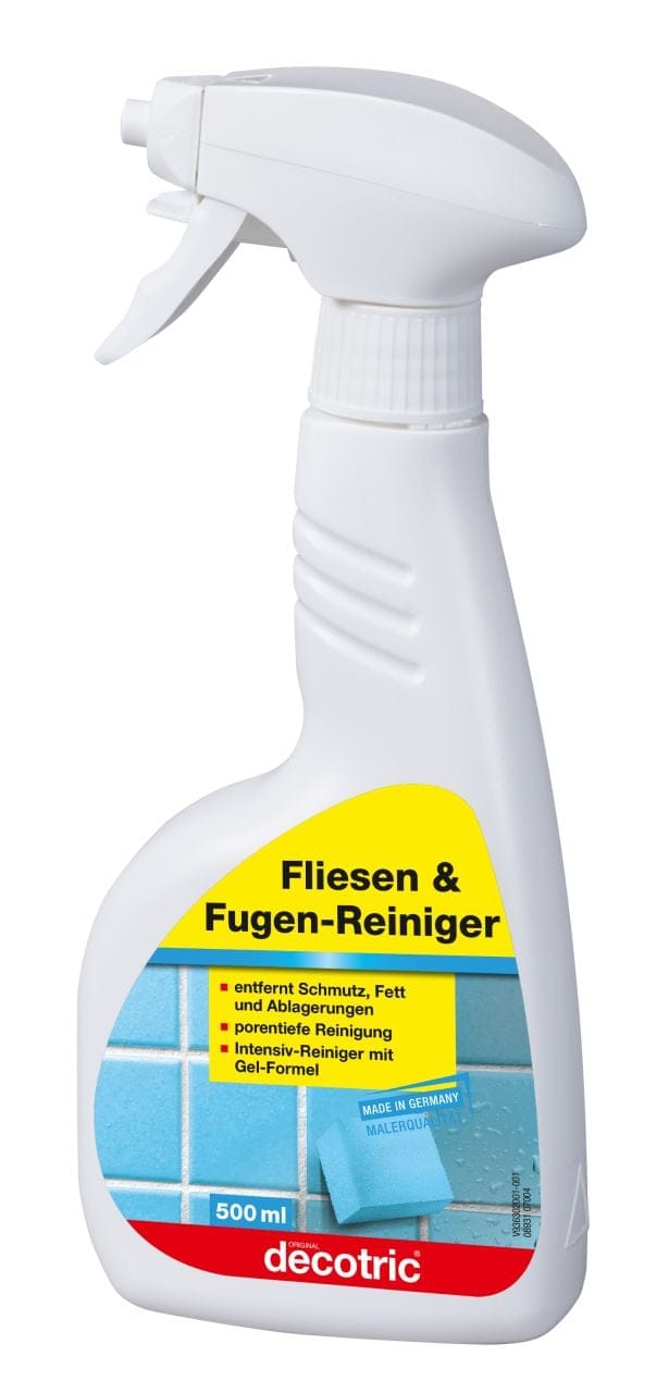 Fugen- und Fliesen-Reiniger 500 ml Spezialreiniger - Decotric