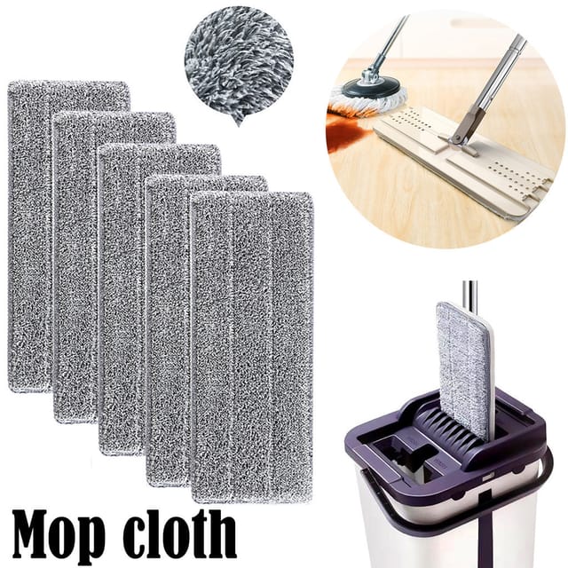Stück Mikrofaser-Mopp-Pads für Bodenwischer, Ersatz-Reinigungsbezug, Mopp, Haushalts-Moppkopf für Flachwischer, Mikrofaser-Reinigungs-/Putztücher, 33