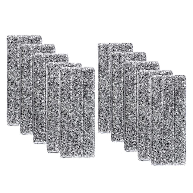 10 Stück Mikrofaser-mopp-pads Für Bodenwischer, Ersatz-reinigungsbezug, Mopp, Haushalts-moppkopf Für Flachwischer, Mikrofaser-reinigungs-/putztücher, 33 X 12 Mm