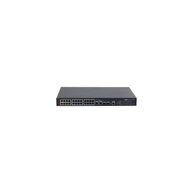 Technology ePoE DH-LR2226-24ET-360-V2 managed L2 Gigabit Ethernet (10/100/1000) switch Power over Ethernet (PoE) Schwarz - Dahua