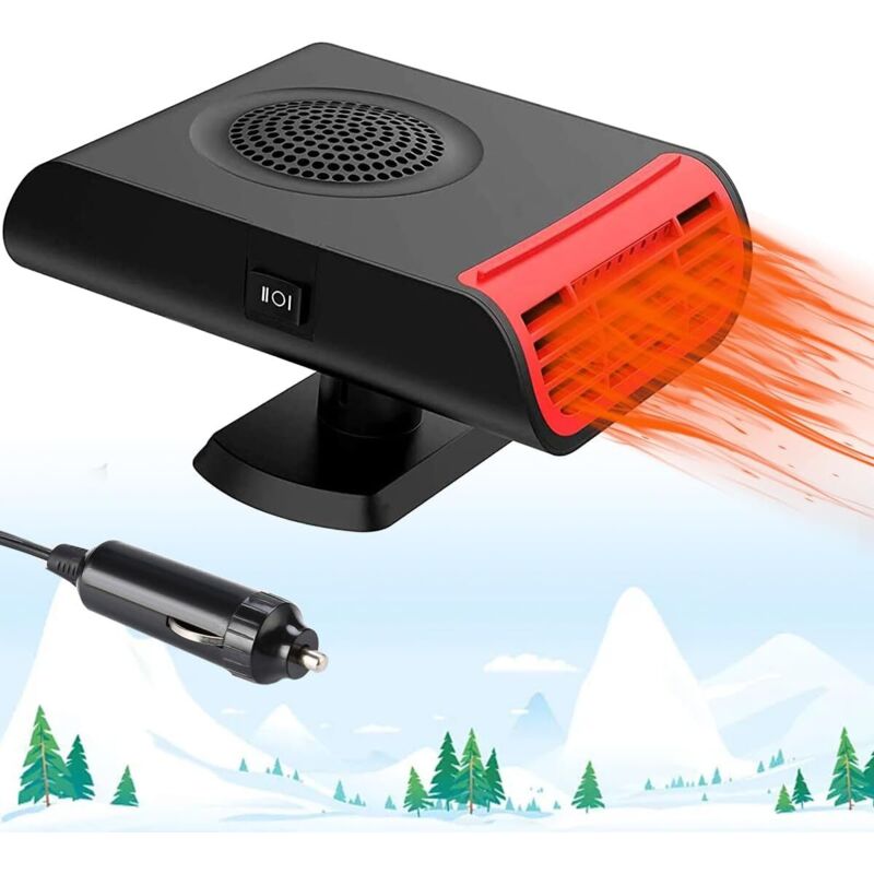 Auto-Heizung, 12 v, 150 w, tragbar, 2-in-1-Keramik-Heizung, Kühlung, Heizgebläse, Defroster, Antibeschlag, universell, 360°-Auto-Heizgebläse zum