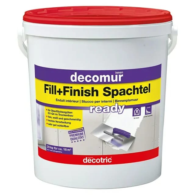 Decotric Decomur Fill+Finish Spachtel ready 20 kg Spachtelmassen