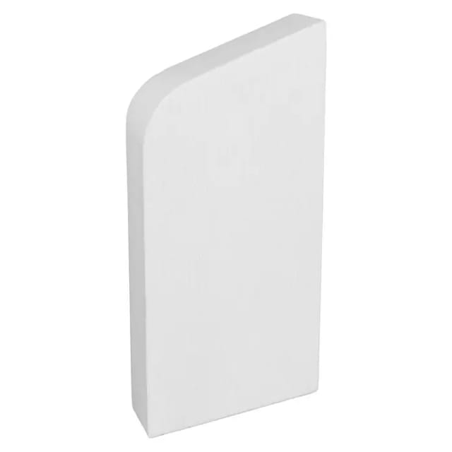 Enddeckel Esche-Weiß rechts, 2 Stück - Marley
