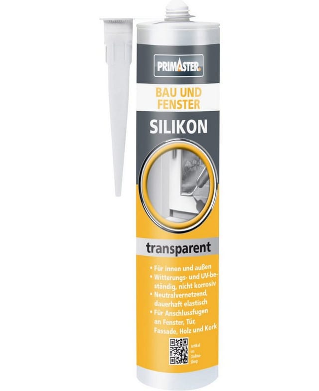 Bau und Fenster Silikon transparent 310 ml - Primaster