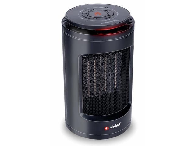 ALPINA Heizlüfter, 2in1, 1200 W, Heizen+Kühlen, schwarz