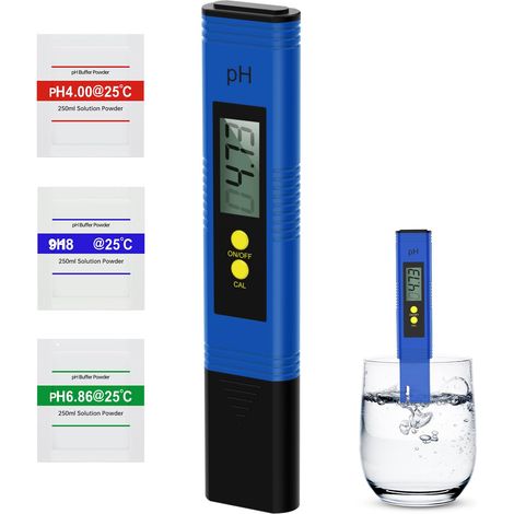 Hochpräzises Digitales Ph-meter 0,01, Ph-tester 0–14 Mit Automatischer Kalibrierung Für Schwimmbadwasser, Aquarium, Trinkwasser, Wasserqualitätsanalyse