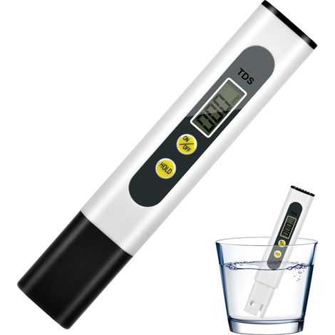 3-in-1-gerät Zur Messung Von Tds, Ec Und Wasserhärte (0–9990 Ppm) Für Aquarien, Schwimmbäder, Teiche Und Trinkwasser – Präzise Wasserqualitätsanalyse